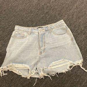 Missguided denim shorts